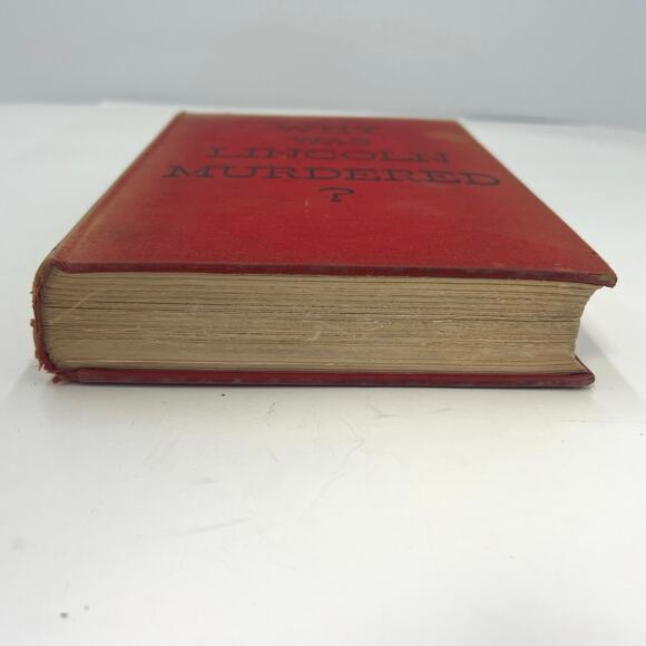 Why Was Lincoln Murdered? Vintage Book by Otto Eisenschiml 1937 First Edition - Picture 11 of 11